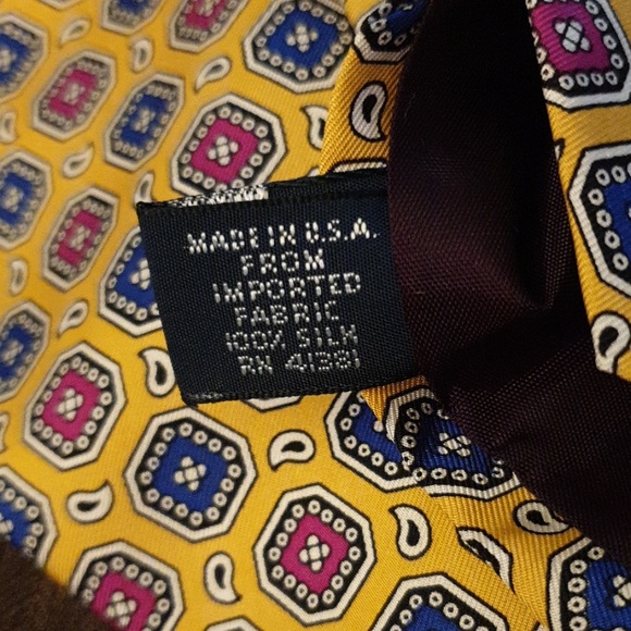 POLO RALPH LAUREN 100% Silk, SAKS 5TH AVE - Picture 4 of 6